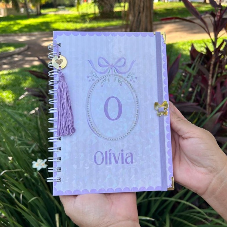 Caderneta personalizada da Olívia