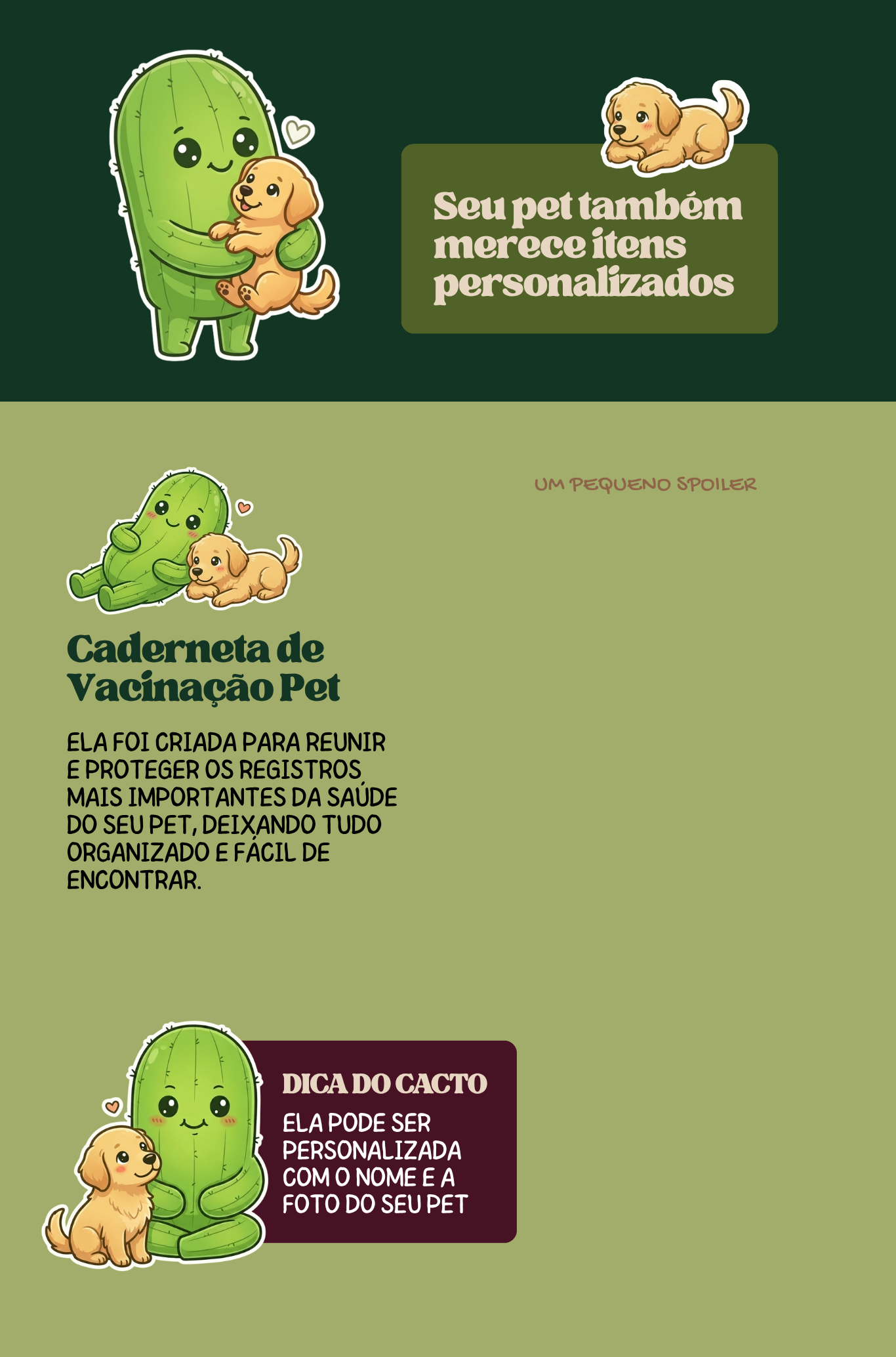 Caderneta de Vacinação Pet - ela foi criada para reunir e proteger os registros mais importantes da saúde do seu pet